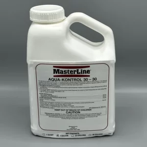 1 gallon bottle of Aqua Kontrol 30-30 misting concentrate approved for use in MistAway systems